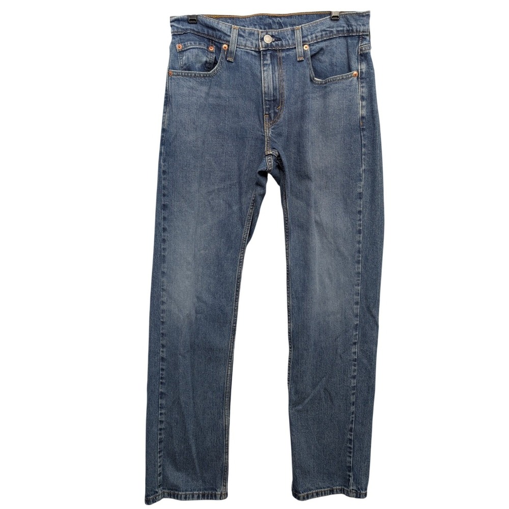 Levi's 559 Relaxed Straight Jeans Mens 30x32 Blue Medium Wash Stretch‎